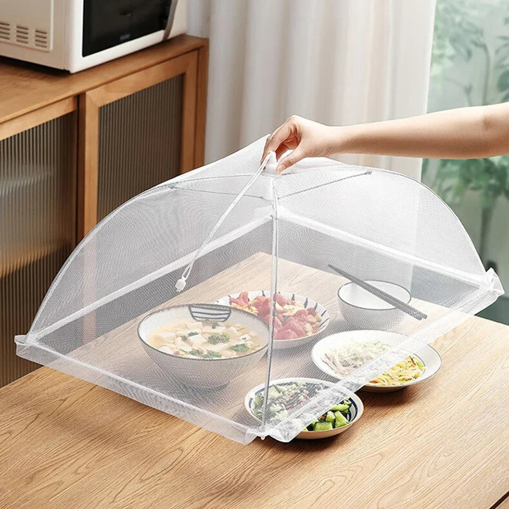 1PC Dining table cover vegetable cover home foldable table cover new dust and fly proof